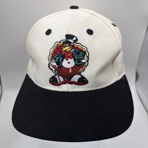 America's Thanksgiving Day Parade SnapBack Baseball Hat Turkey Off-white Black
